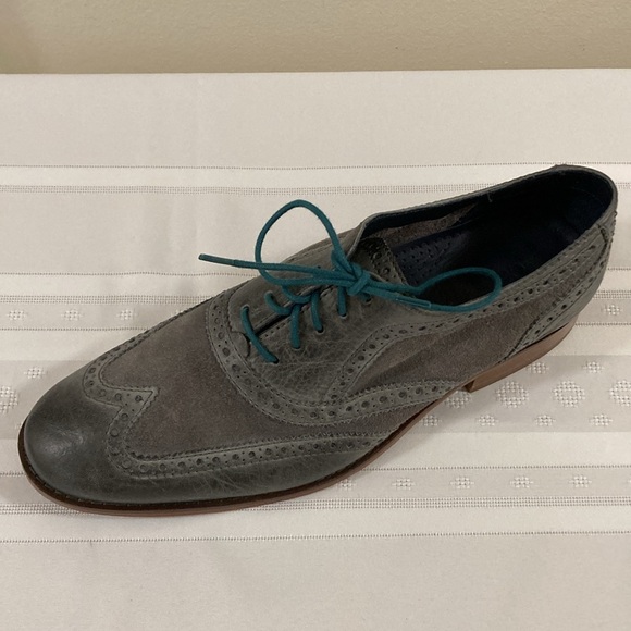 Men’s Cole Haan Grey Air Grayson WingTip  Oxford NIB  9.5M - Picture 3 of 9